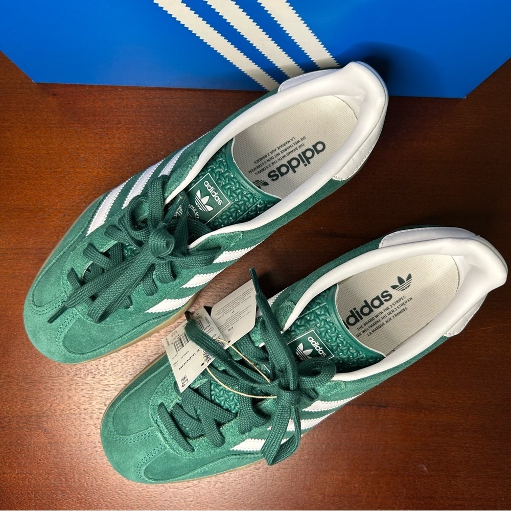 adidas Gazelle Indoor Collegiate Green Gum (8M / 9W) - Picture 12 of 14